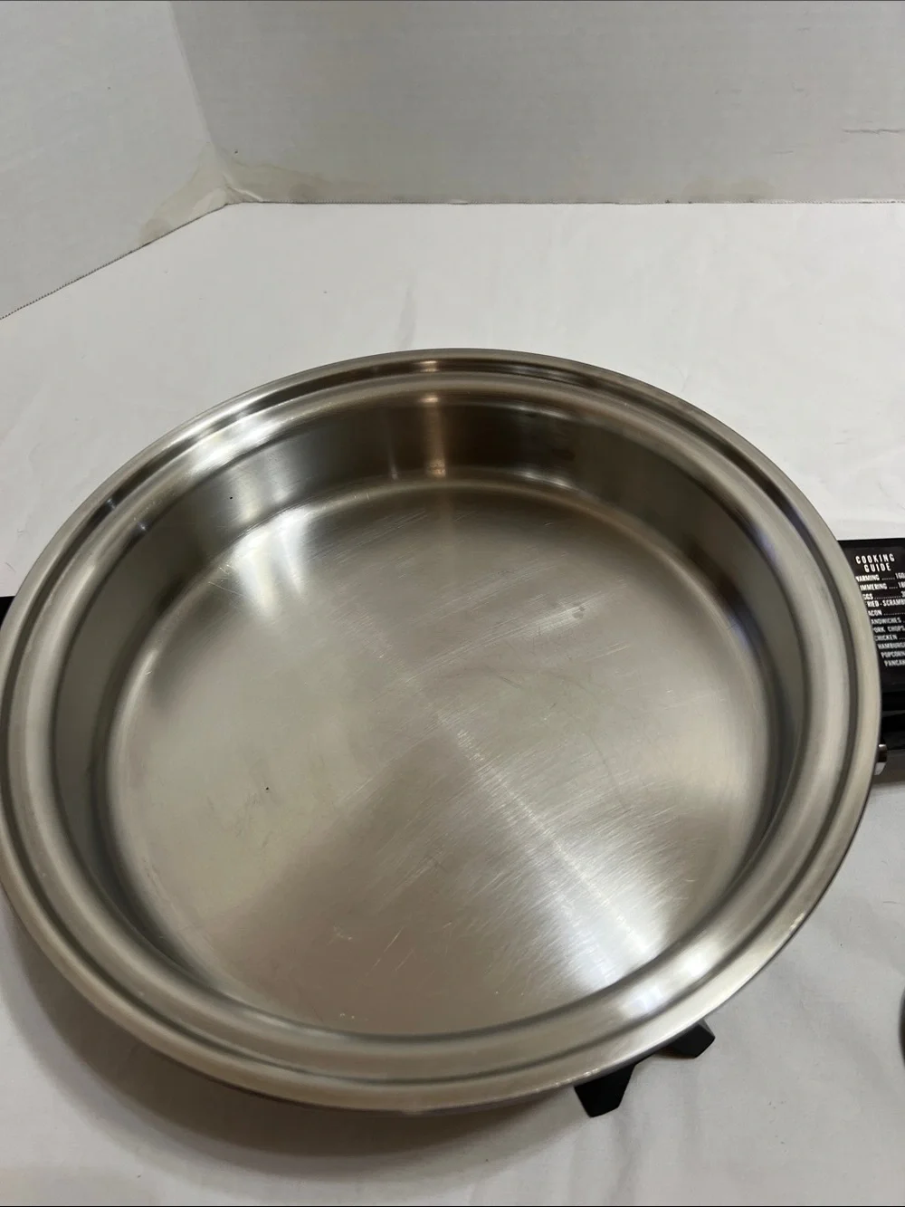 Saladmaster 11” Stainless Steel Electric Oil Core Skillet